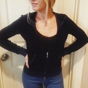 Juicy Couture velvet zip up
